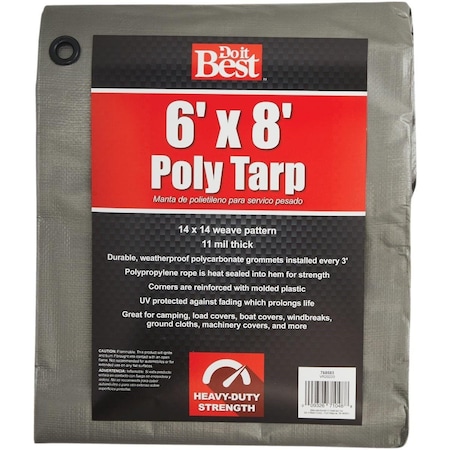 All-Source Heavy Duty Tarp, Silver 768583